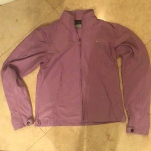 Nike Dri Fit lavender zipper jacket like new
